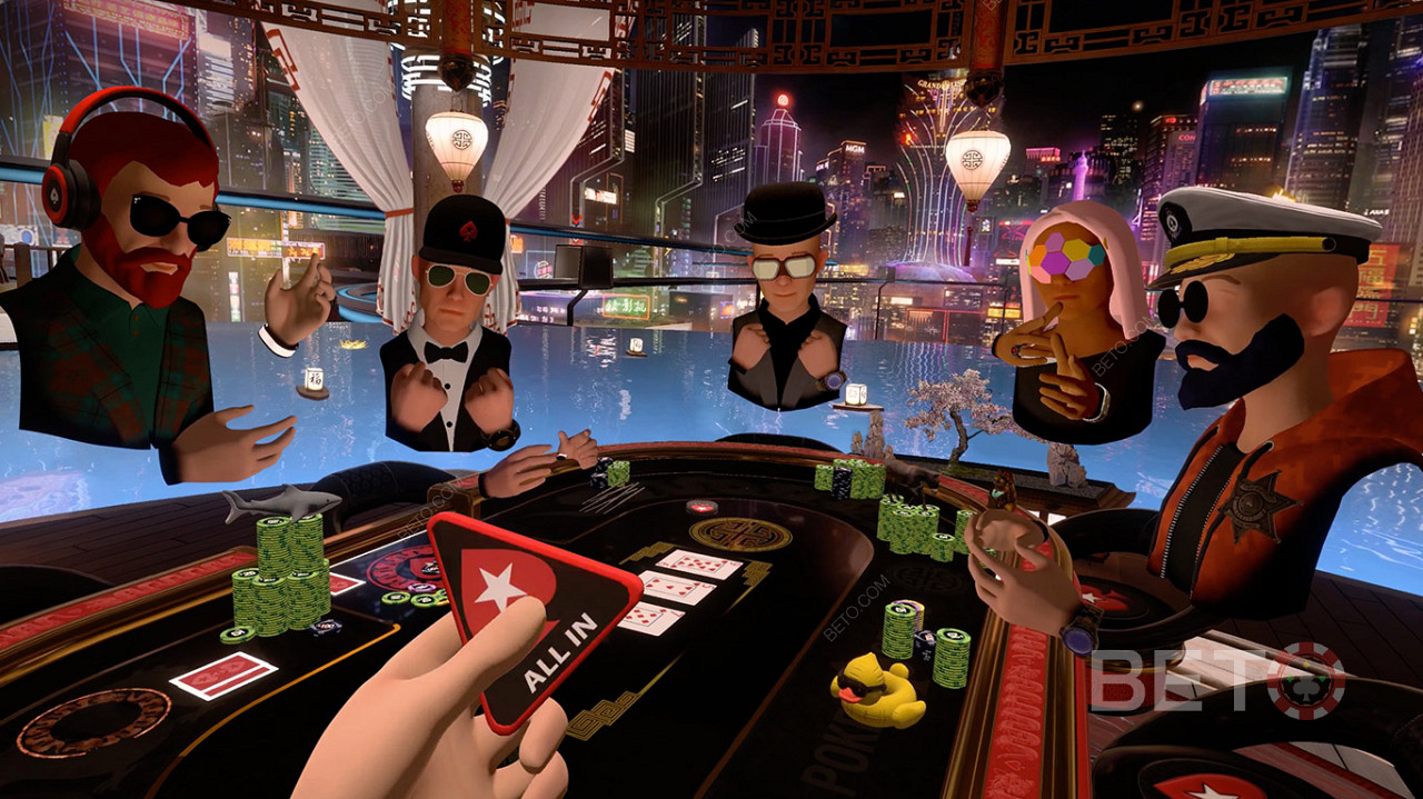 Speel live casino bij PokerStars