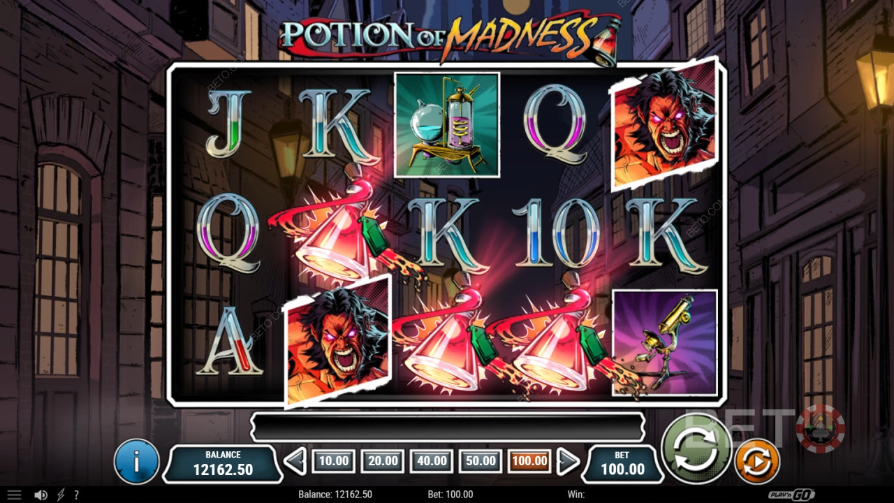 Potion of Madness Review door BETO Slots