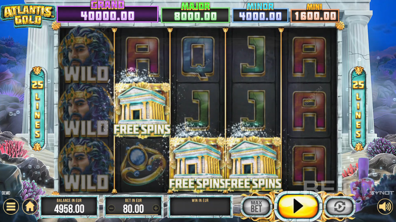 Atlantis Gold (SYNOT) Gratis Spelen