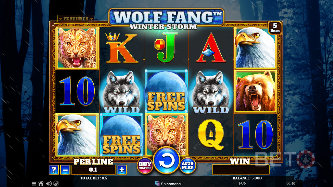 Wolf Fang Winter Storm Gratis Spelen