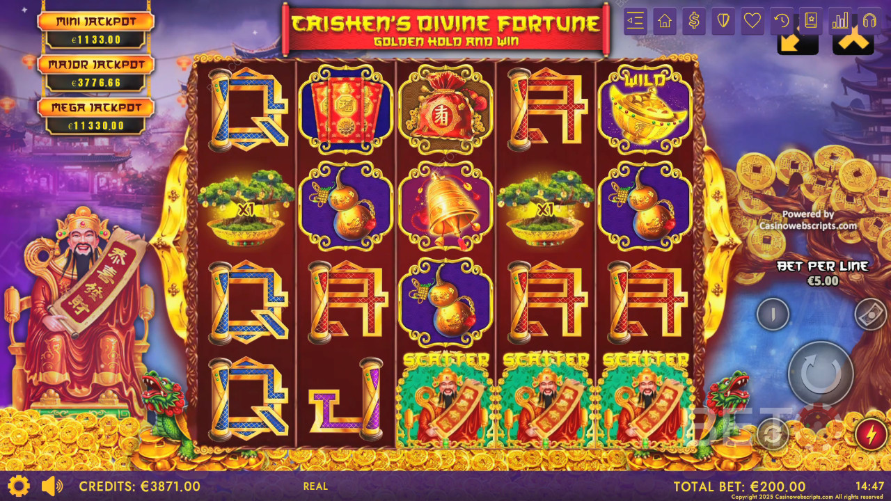 Caishen's Divine Fortune Gratis Spelen