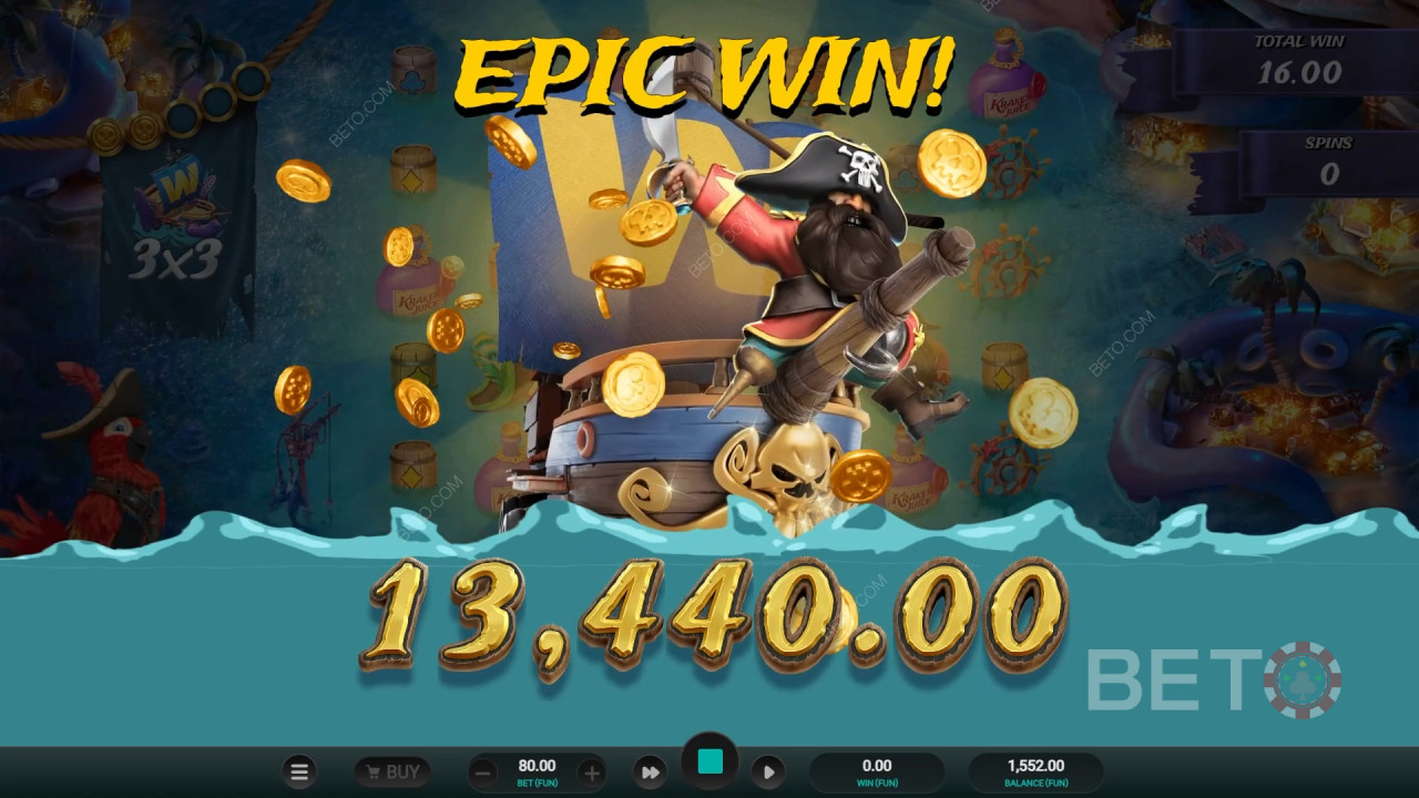 Win 10.000x je inzet in de Kraken