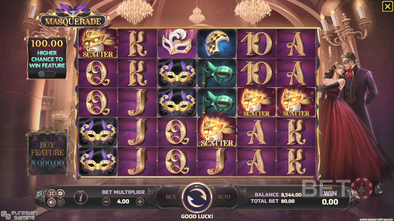 Masquerade Beoordeling door BETO Slots