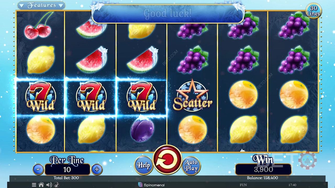 Fruits On Ice Collection 30 Lines Gratis Spelen