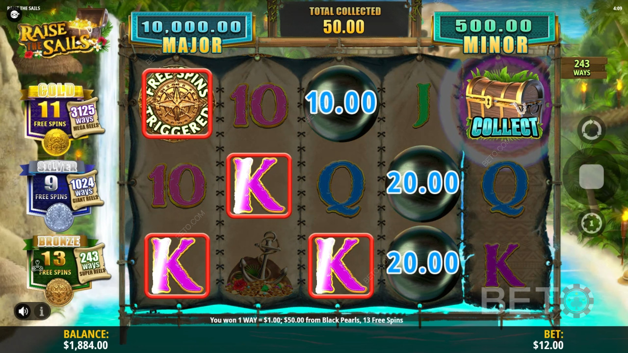 Raise the Sails Review door BETO Slots