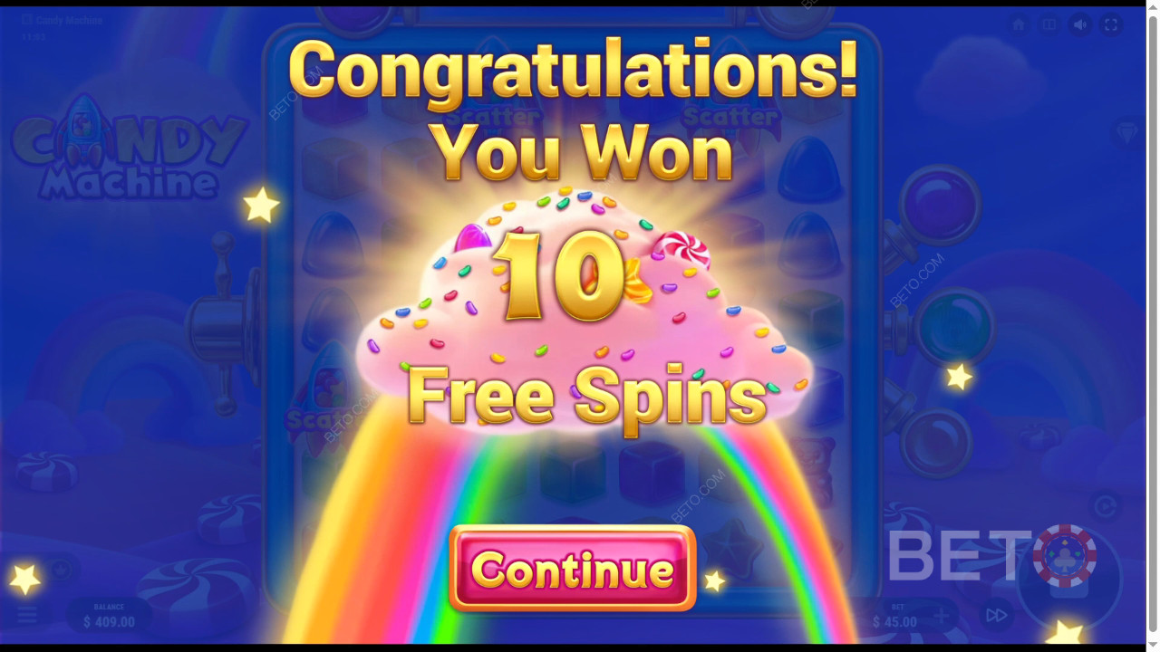 Win 15.000x je inzet in de Candy Machine Online gokkast!