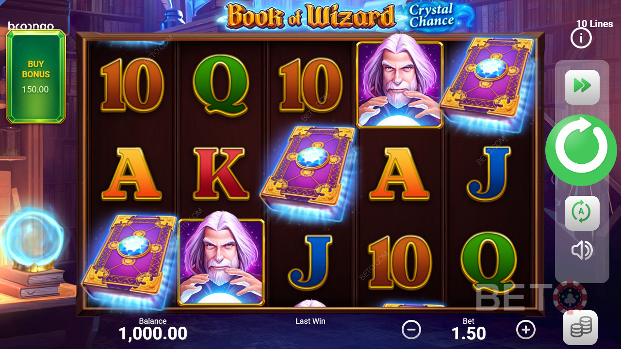 Book of Wizard: Crystal Chance Gratis Spelen