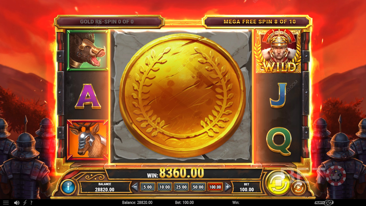 Win 4.000x je inzet in de Legion Gold Victory videoslot!