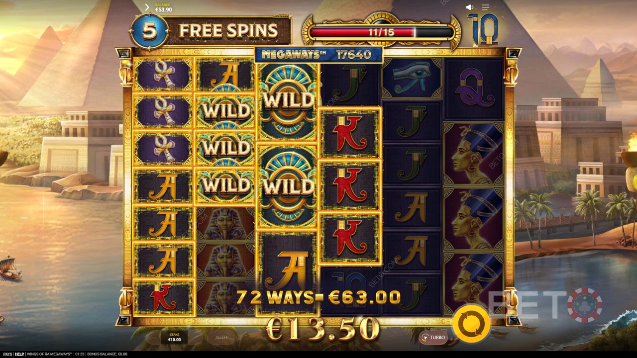 Wings of Ra Megaways Beoordeling door BETO Slots