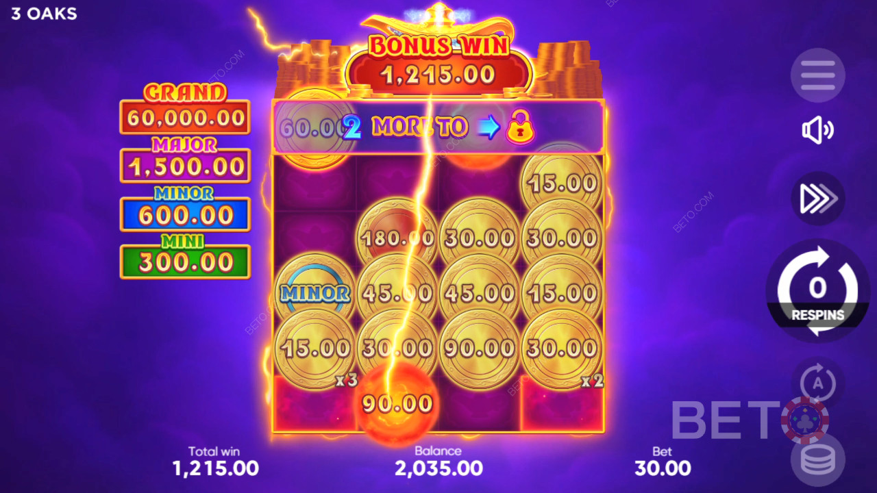 Bonusfuncties uitgelegd in Coin Lamp door 3 Oaks Gaming