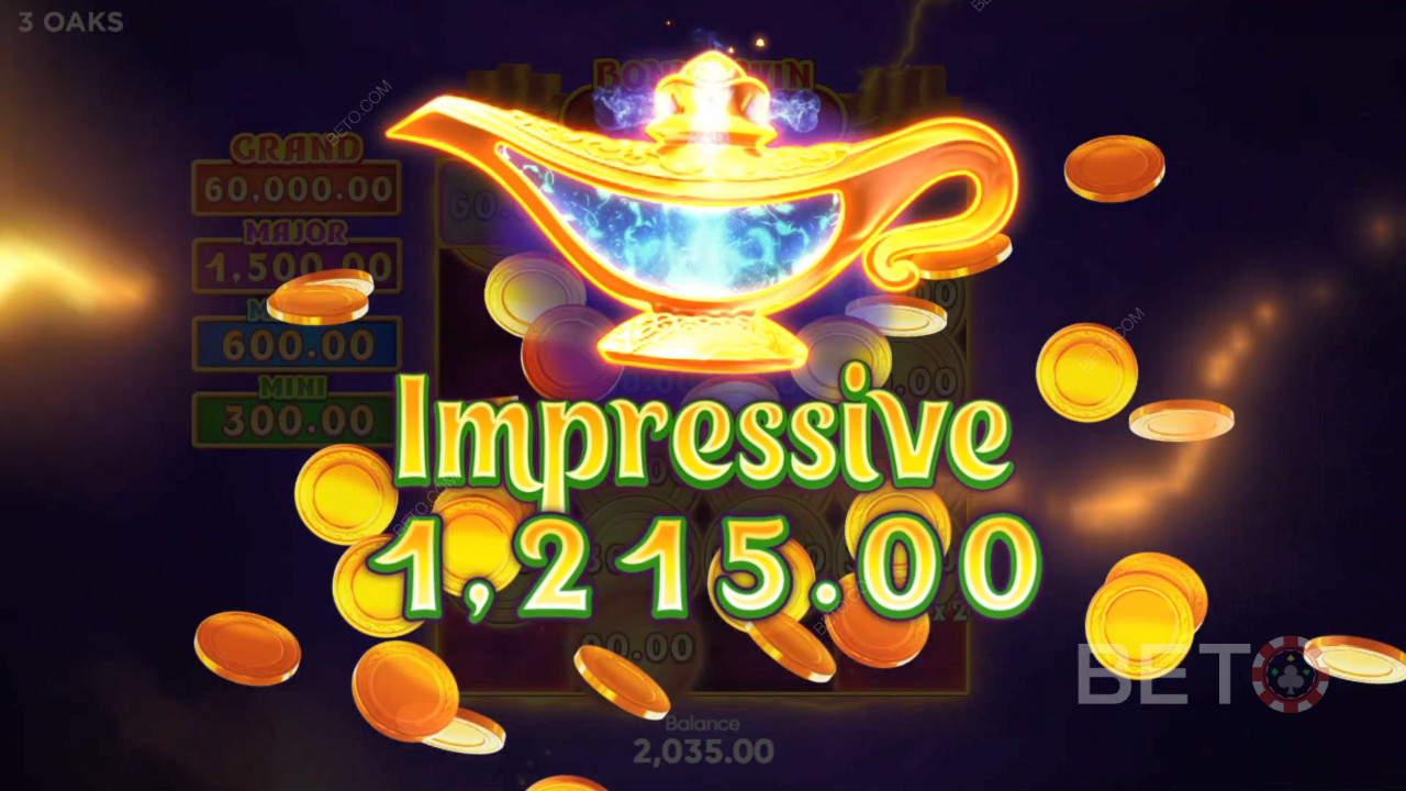 Win 2.000x je inzet in de Coin Lamp gokkast!