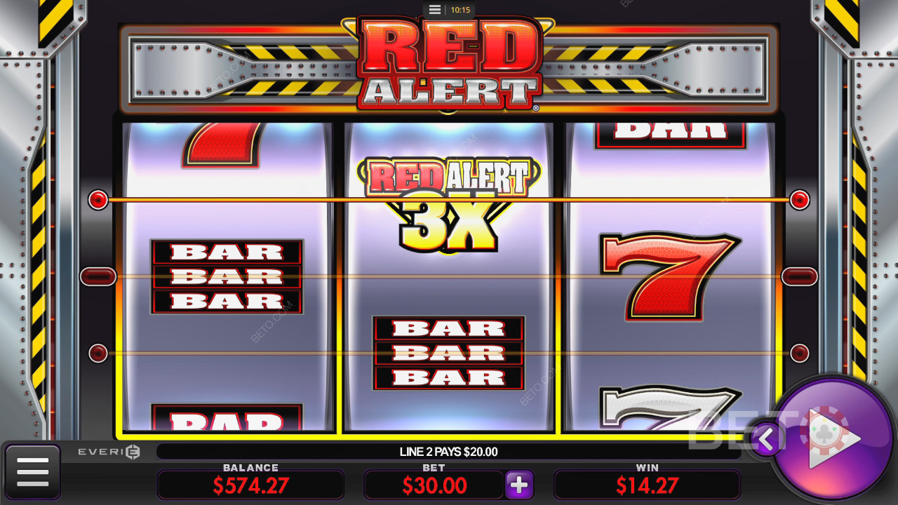 Red Alert Review door BETO Slots