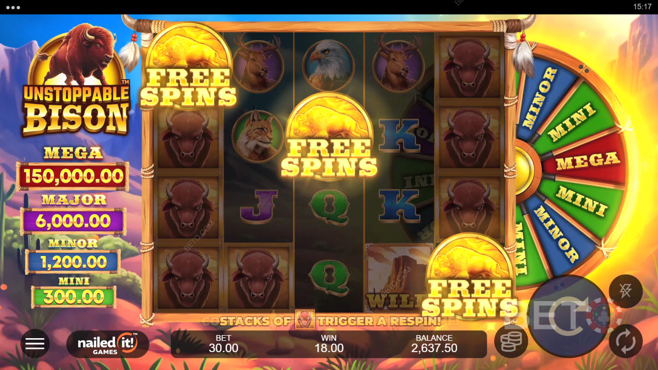 Unstoppable Bison Gratis Spelen