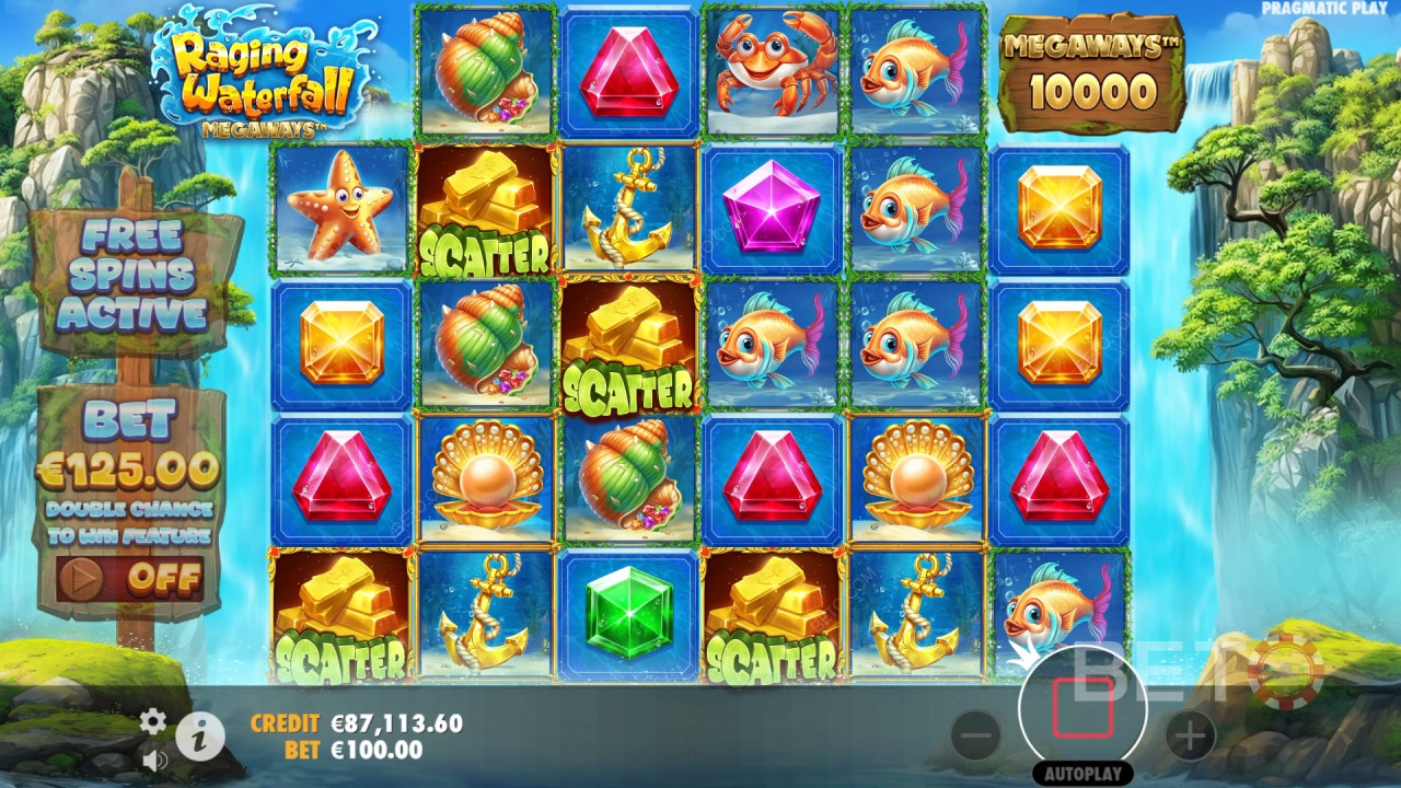 Raging Waterfall Megaways Gratis Spelen