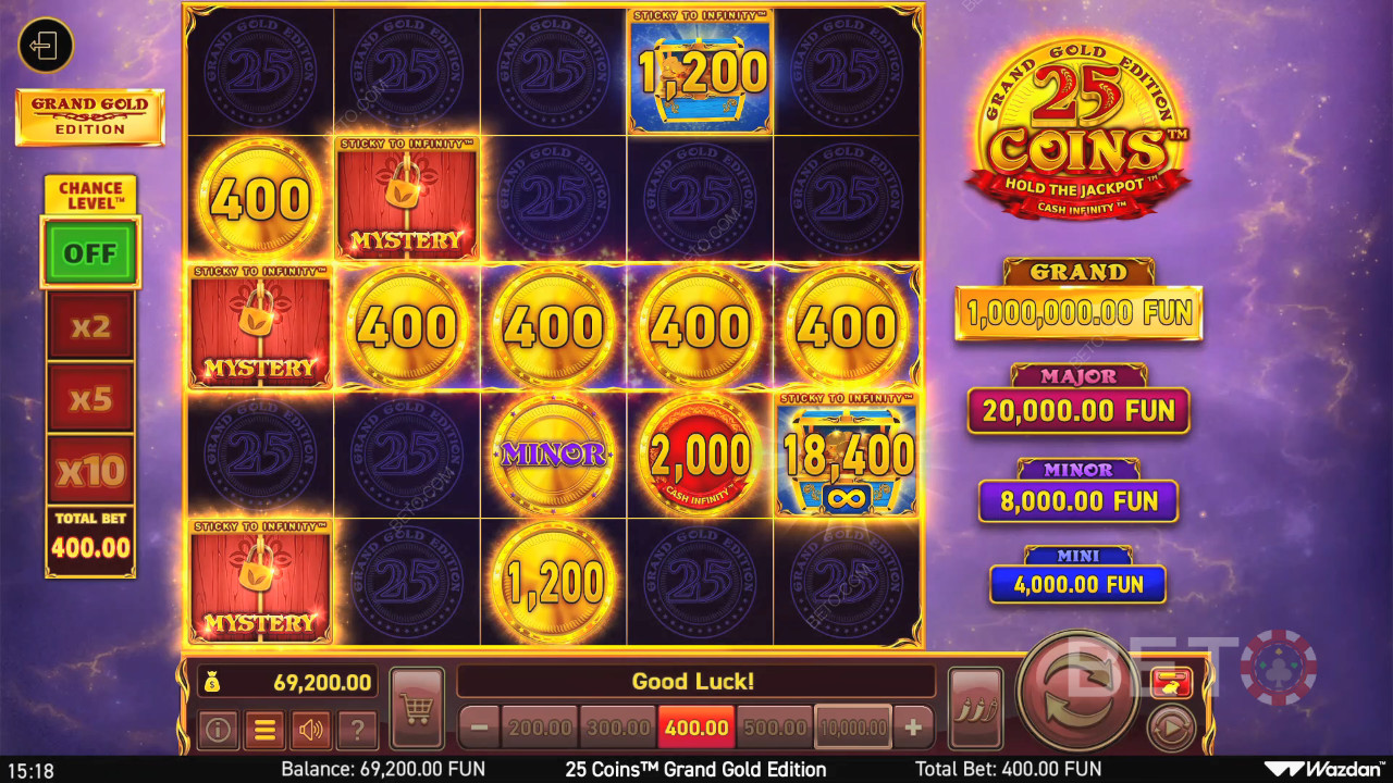25 Coins Grand Gold Edition Review door BETO Slots