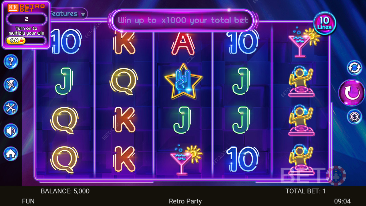 Retro Party Review door BETO Slots