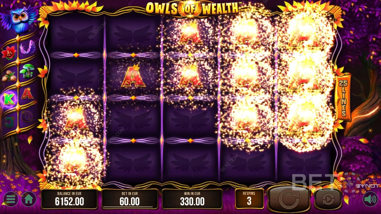 Owls of Wealth Review door BETO Slots