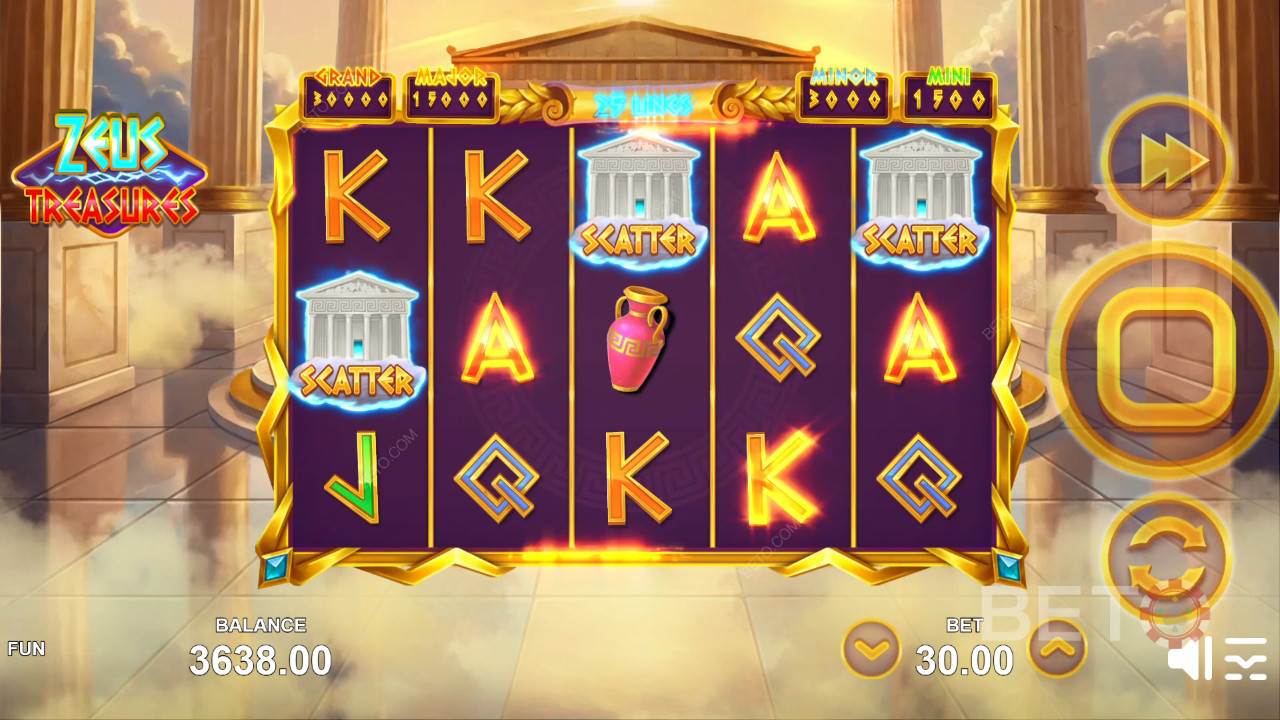 Zeus Treasures Gratis Spelen
