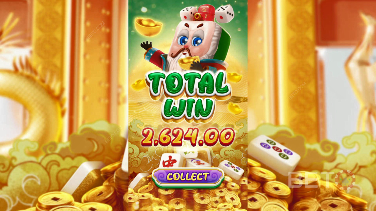 Win 8.000x je inzet in de Mahjong Riches Slot!