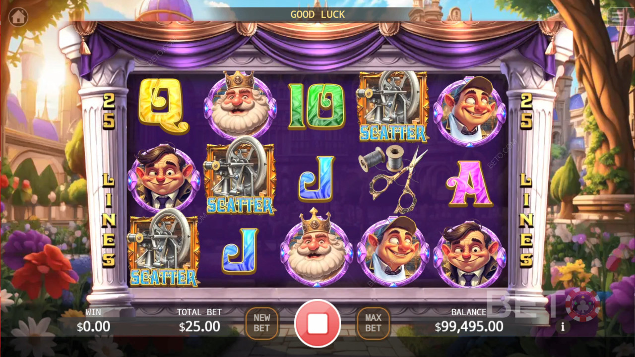 De nieuwe kleren van de keizer Review door BETO Slots