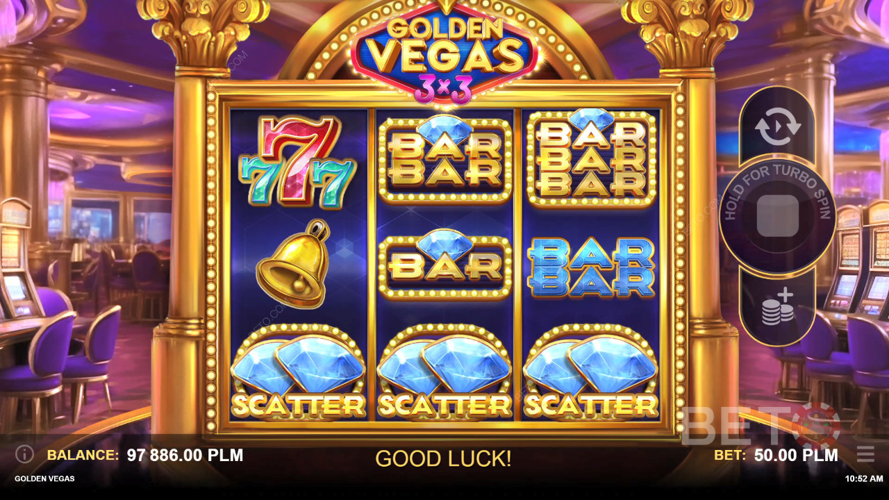 Golden Vegas 3x3 Gratis Spelen