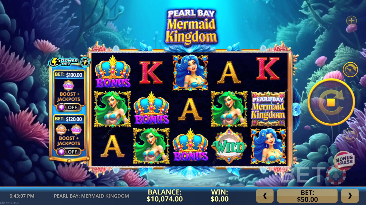 Pearl Bay: Zeemeermin Koninkrijk Review door BETO Slots