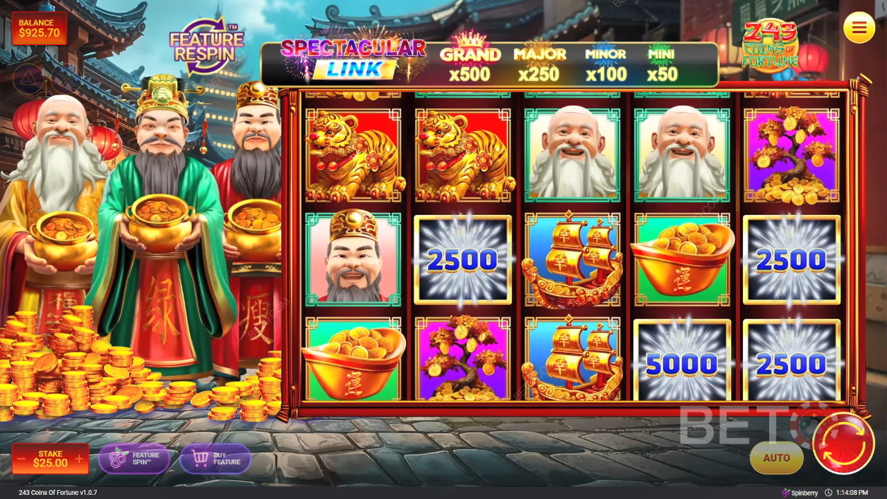 243 Coins of Fortune Gratis Spelen
