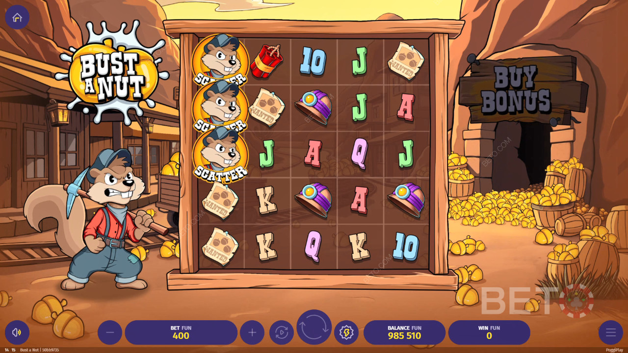 Bust a Nut Review door BETO Slots
