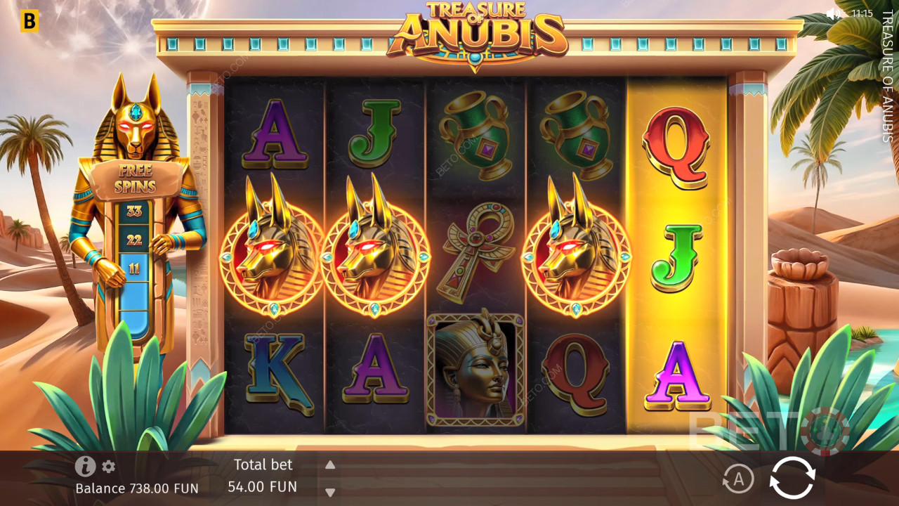 Schat van Anubis Review door BETO Slots