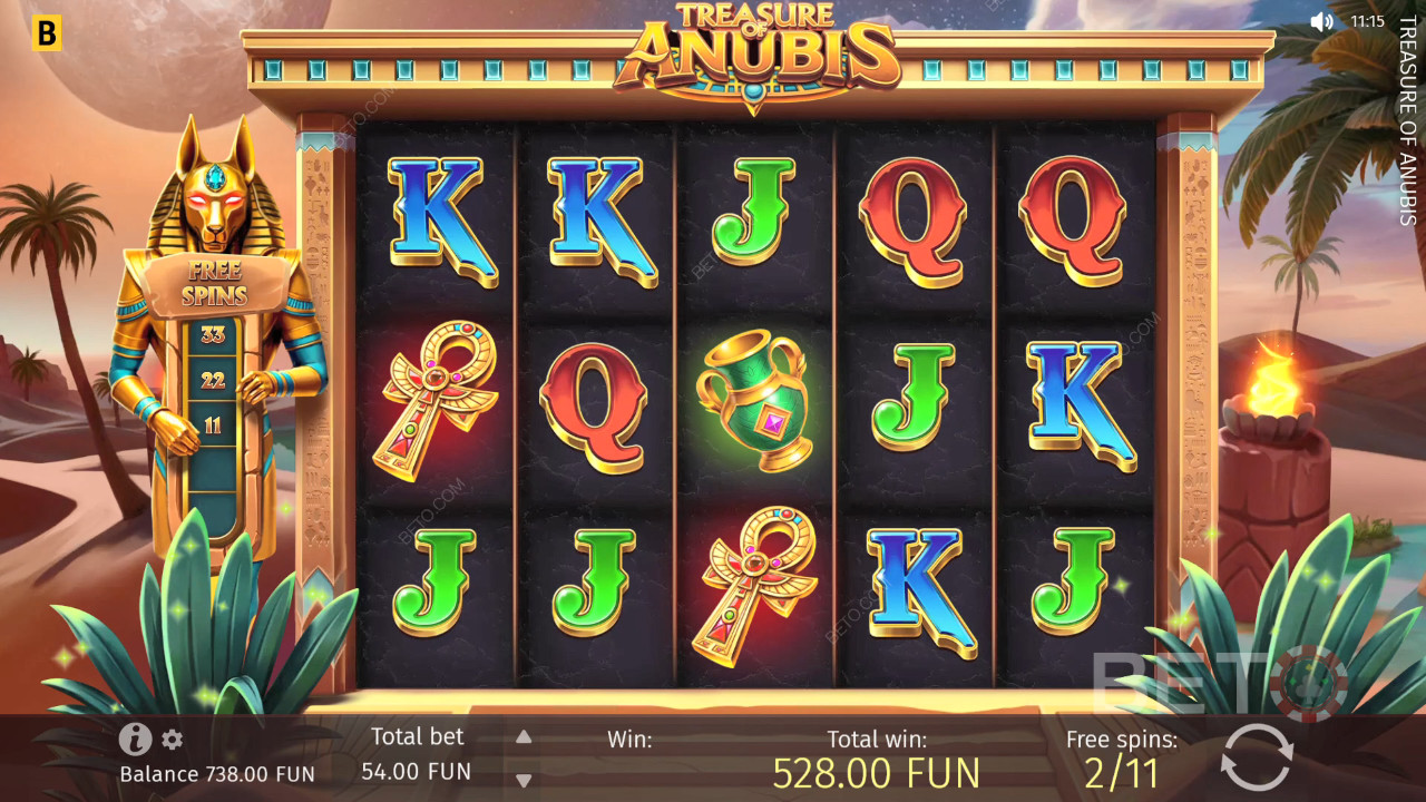 Hoe de schat van Anubis te spelen