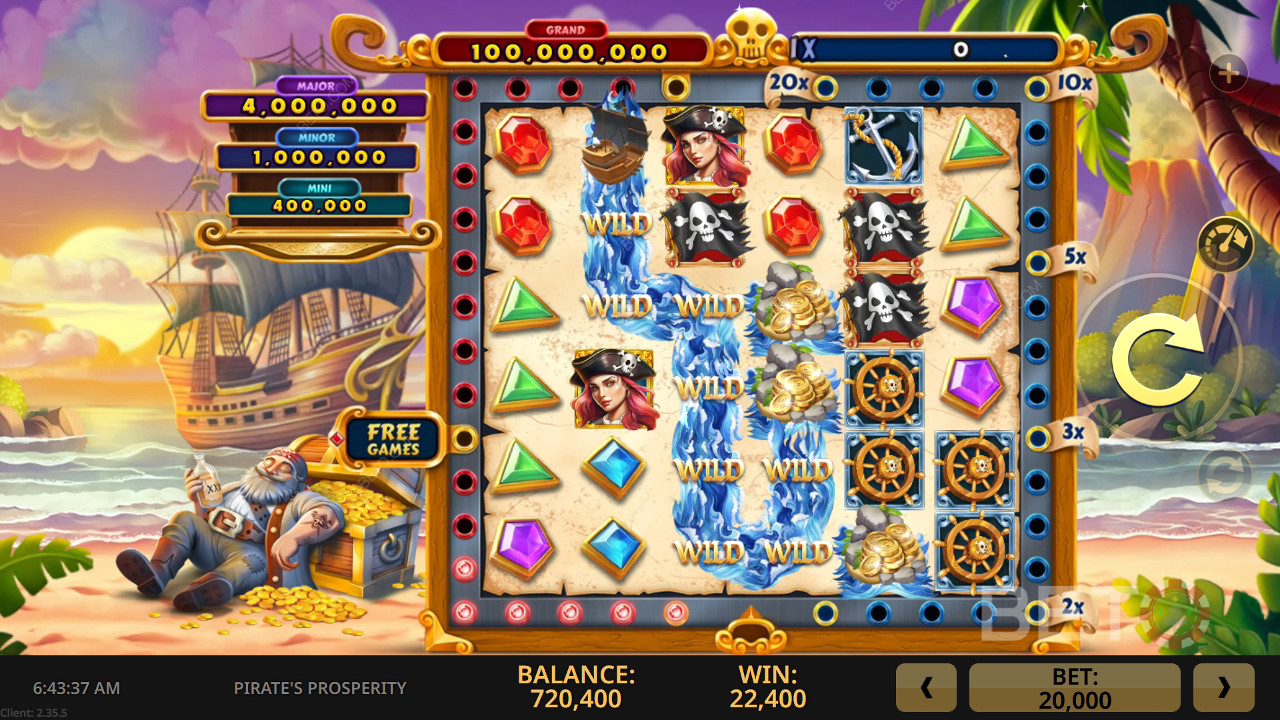 Pirate's Prosperity Wild Train Gratis Spelen