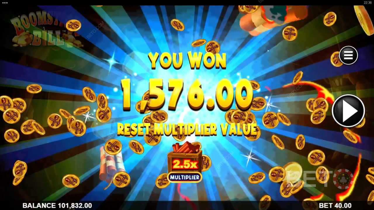 Win 5.000x je inzet in de Boomstick Bill gokkast!