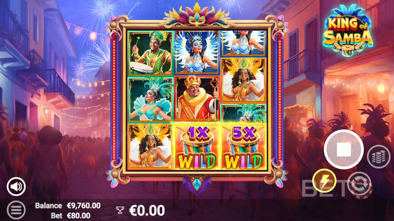 King of Samba Review door BETO Slots