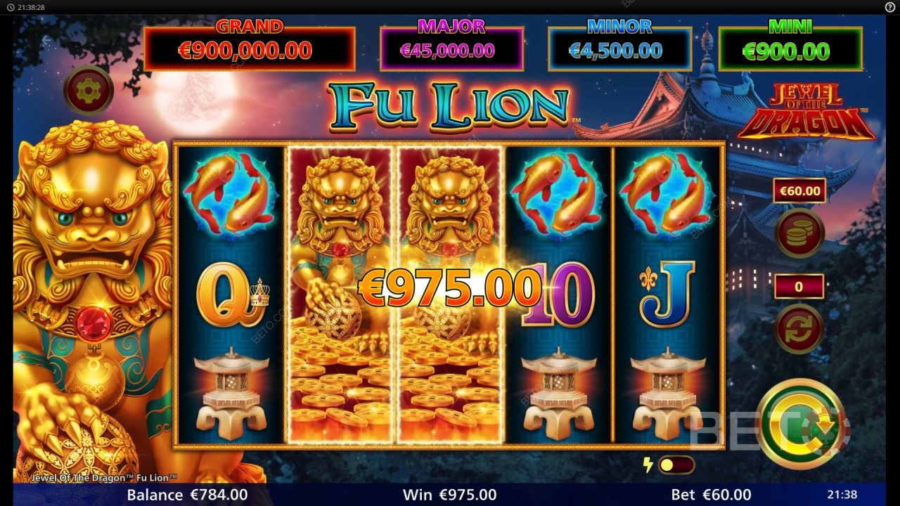 Juweel van de Draak Fu Leeuw Review door BETO Slots