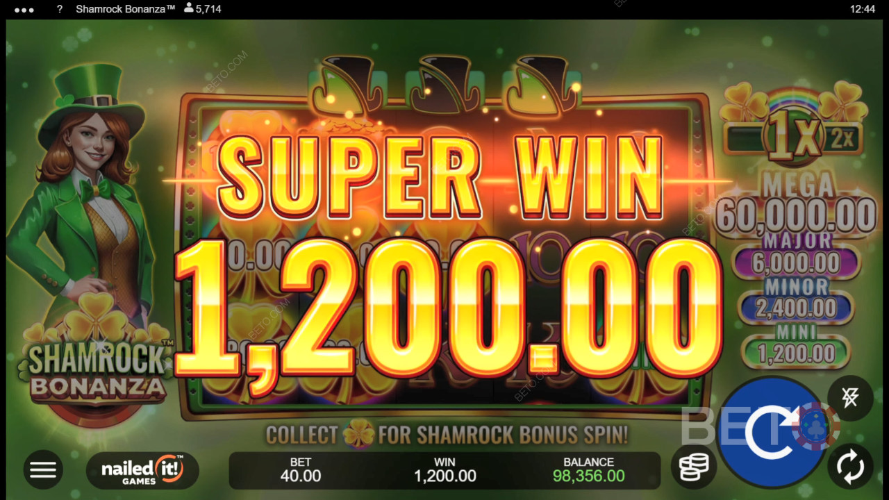 Bonusfuncties uitgelegd in Shamrock Bonanza van Nailed It! Spelletjes