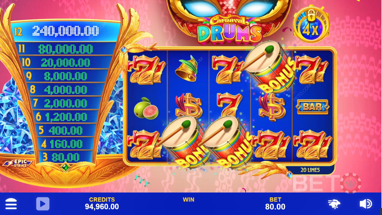 Carnaval Drums Gratis Spelen