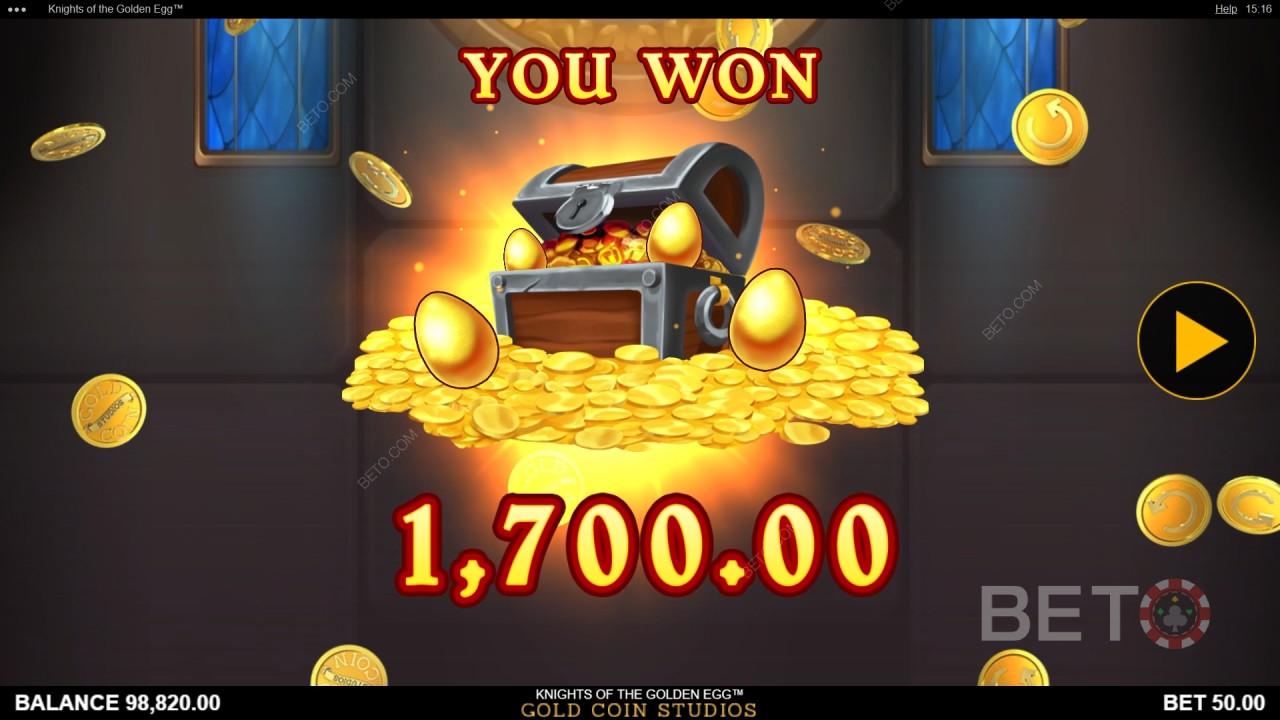 Ridders van het Gouden Ei Review door BETO Slots