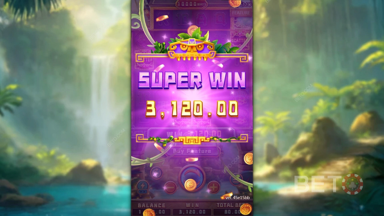 Win 5.000x je inzet in de Queen of Inca Slot Online!