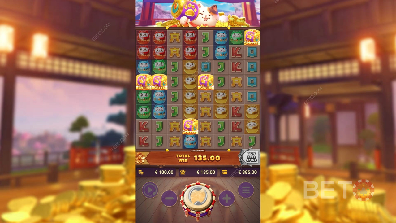 Happy Neko Review door BETO Slots