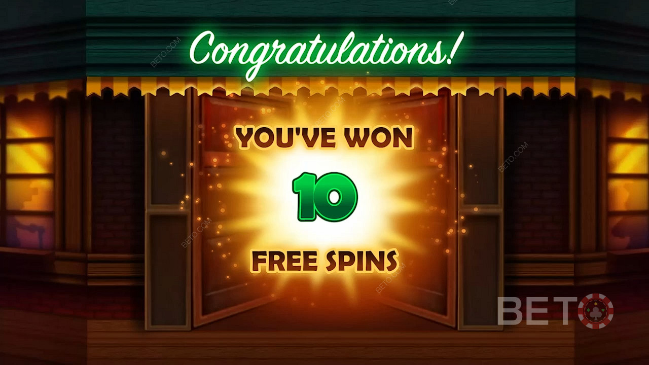 Win 10 tot 30 Free Spins en verleng ze door Scatters te landen