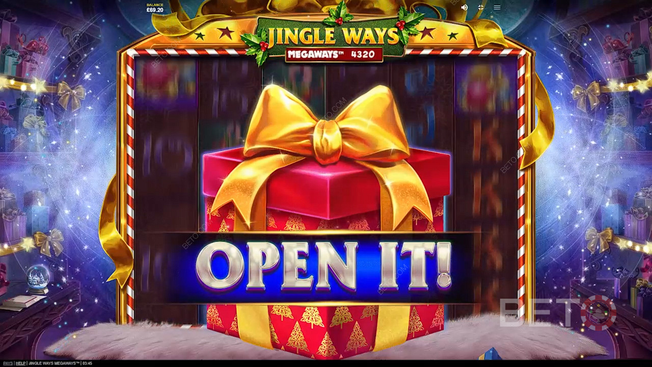 Open het geschenk om krachtige functies te onthullen in de Jingle Ways Megaways slot