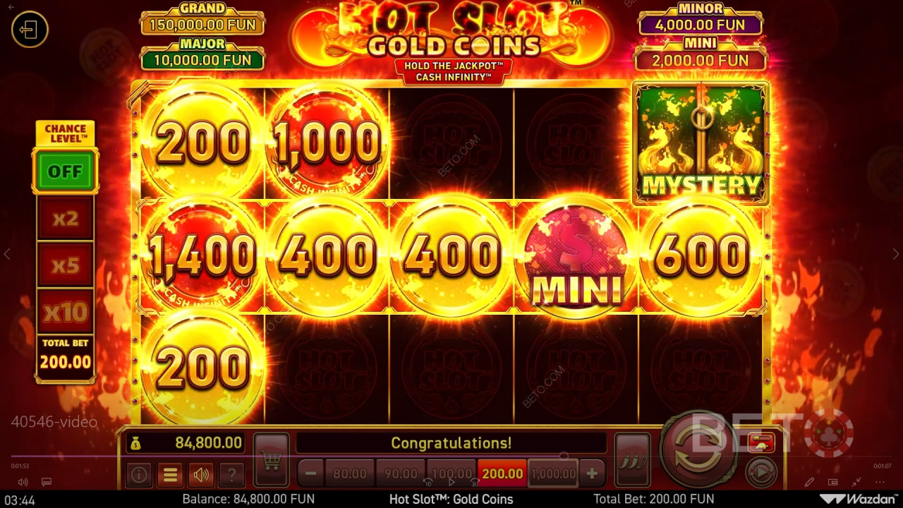 Hete gokkast: Gold Coins Review door BETO Slots