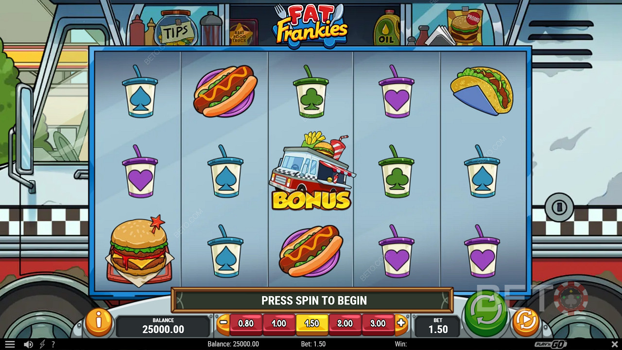 Eet bij de beste fastfoodrestaurants en win geldprijzen in de vettige odyssee van Play