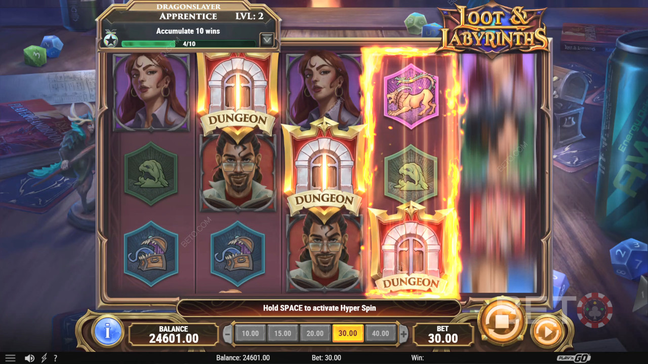 Loot & Labyrinths Review door BETO Slots