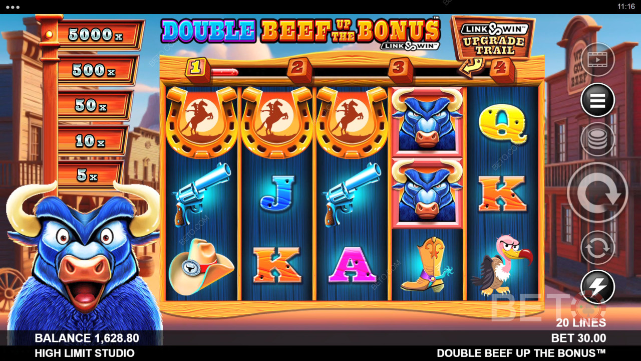 Double Beef Up De Bonus Beoordeling door BETO Slots
