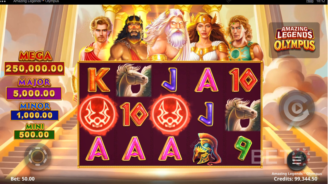 Verbazingwekkende Legends Olympus Review door BETO Slots