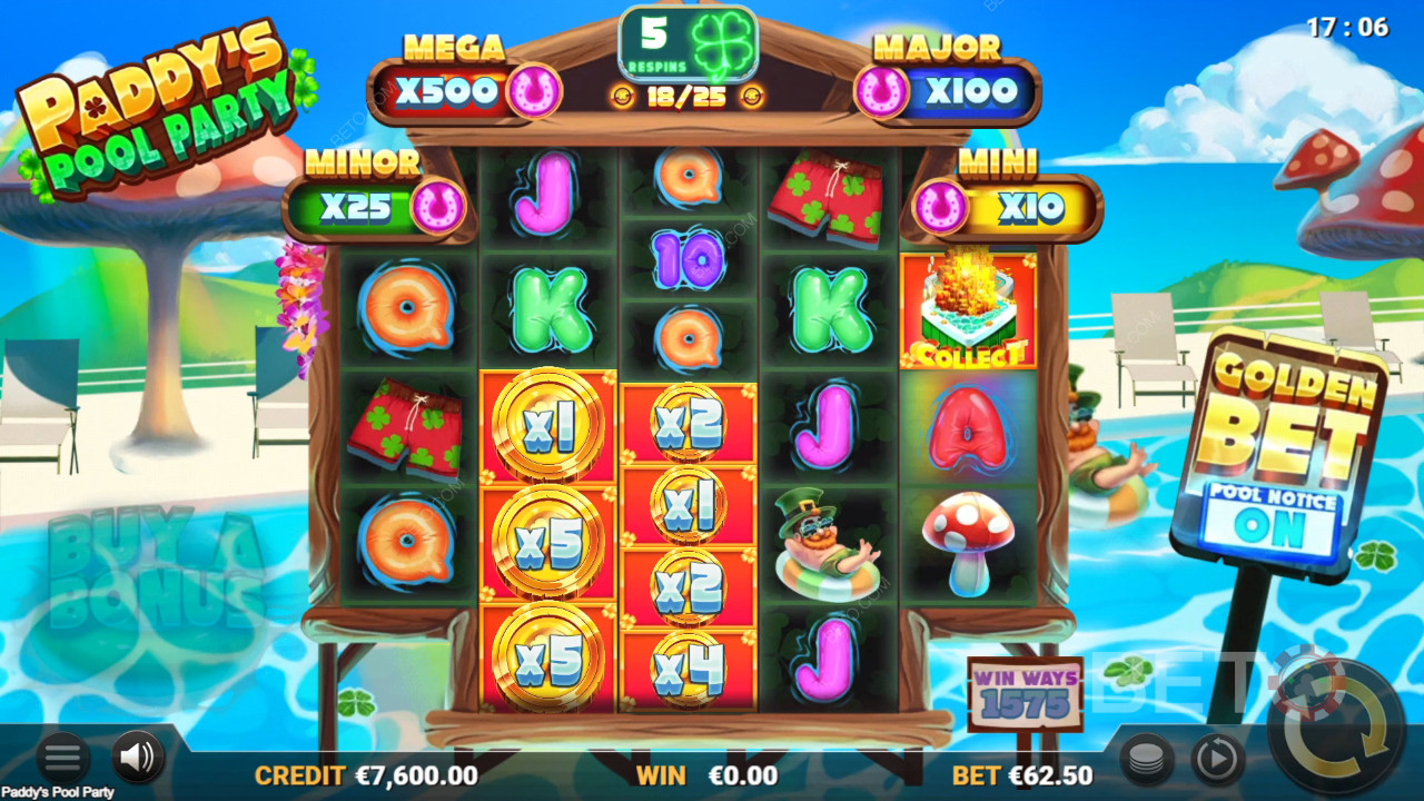 Paddy's Pool Party Gratis Spelen