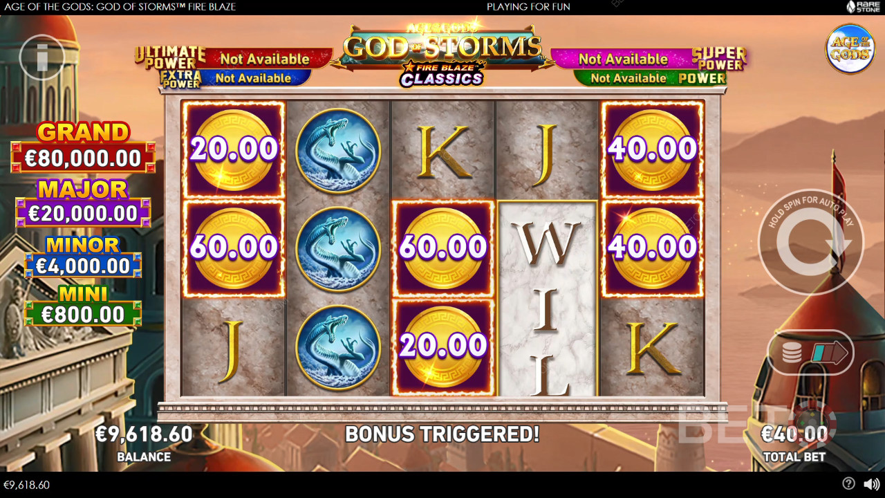Age of the Gods: God of Storms Fire Blaze Review door BETO Slots
