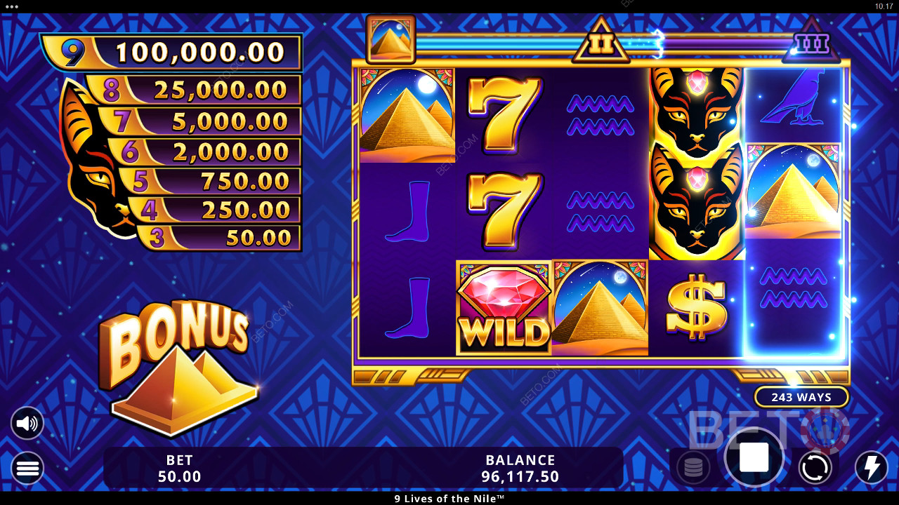 9 Lives of the Nile Gratis Spelen