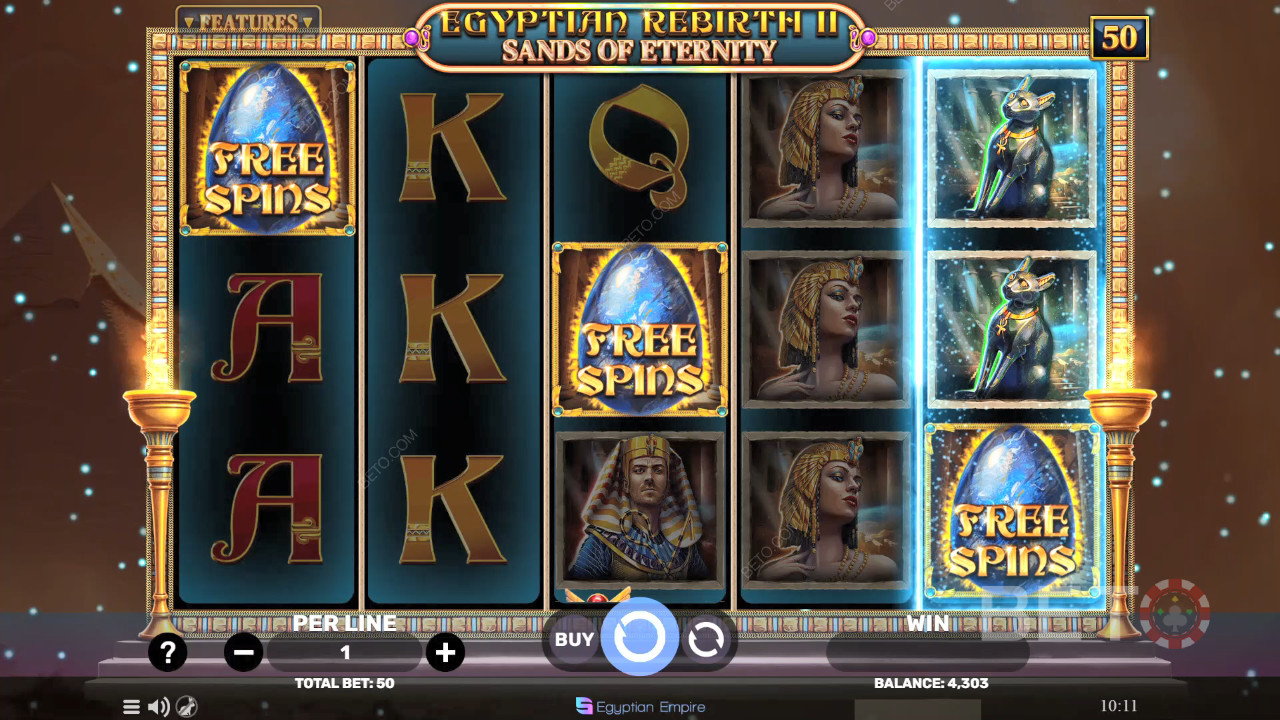 Egyptian Rebirth 2 - Sands of Eternity Gratis Spelen